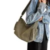 Sac à bandoulière Vintage en toile pour femmes et hommes, sacs à bandoulière