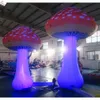 wholesale Delivery outdoor activities 10mH (33ft) with blower giant inflatable mushroom model with led lighting for advertising