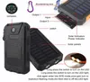 20000 mAh 2 Port USB Solar Power Bank ładowarka zewnętrzna bateria kopii zapasowej z pudełkiem detalicznym na iPhone iPad Samsung8327458