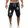 Heren Gym Shorts Run Jogging Sport Fitness Bodybuilding Joggingbroek Mannelijke Workout Training Merk Knielengte Korte Broek 240308