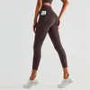 Lu Pant Align Lemon Fiess Haute Poche Sans Couture Femmes Taille Pantalon De Yoga Push Ups Leggings De Sport Serrés Plus La Taille Stretch Gym Sportswear wea