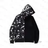 Hoge Kwaliteit Shark Hoodies Heren Dames Mode Heren Ontwerpers Hoodys Stylist Cartoon Haaien Afdrukken Hoodie Jas Man Casual Sweatshirts Plus 837