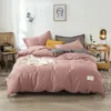 Set di biancheria da letto Set di 4 pezzi in morbido cotone king size personalizzato di alta qualità