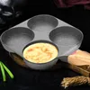 Pans Four Hole Burger Pan 4 Cups Egg Frying For Home Non-stick Multifunctional Fried Cooking Utensils