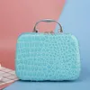 Women Beauticians Cosmetic Bags Travel Handbags PU Leather Organizer Makeup Bag Wash Make Up Elegant Case 240229