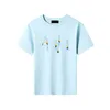 Neue trendige Kinder T-Shirts Kid Popular Print 100 % Baumwolle Kurzarm Jungen Mädchen Casual T-Shirt Designer Sommer Shirts für Kinder Baby Kleidung CXD2403152-6