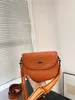 Designer-Klassiker, Luxus, Retro-Leder, Damen-Weiden-Satteltasche, Designer-Klappe, einzelne Schulter, Umhängetasche, Modetrend, Einkaufen, Freizeit, Reisen, Stil, 22 cm, WYG