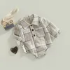 Ma Baby 0-24M Christmas newborn baby boy jumpsuit plain print pajamas autumn spring long sleeved childrens clothing 240315