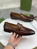 Mode Jordaan cuir Crocodile Mocassins designer Hommes Robe Chaussures de luxe de haute qualité Événements Formels Horsebit Mocassins Taille 39-45