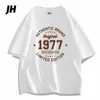 2024 Zomer Nieuwe Korte Mouwen T-shirt Voor Jongens Ademend Student Leisure Losse Print Veelzijdige Korte Mouwen Heren Mode