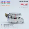 FRRK Inverted Plugged Cylinder Chastity Cage with Bondage Belt for Couple Stainless Steel Cock Penis Rings Adults Sex Toys Shop 240312