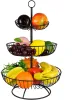 Kosze kuchenne owoce magazynowe metalowy stojak na żywność 3 -poziomowy dekoracja ślubna stojak na organizator kuchenny akcesoria