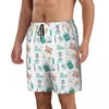 Herenshorts Zomer Board Man Reizen Vakantie Sportkleding Paspoort Vakantie Koffer Print Strand Vintage Ademende zwembroek