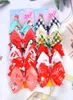 Baby Hair Barrettes Kids Bowknot Barrette Clips Christmas Grosgrain Spins Spirpers Clippers Girl