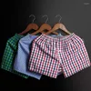 Underpants 3-Pack Men Male Pajamas Shorts Mens Boxers Short Panties Under Wear Sleeping Pants Multipack Cotton Bottoms