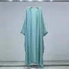 Roupas étnicas Modest Eid Mubarak Brilhante Abaya Muçulmano Mulheres Bat Manga Solta Maxi Vestido Turquia Kimono Dubai Saudita Kaftan Árabe Robe