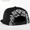 Ball Caps New Snapback Baseball Hat Ten Times Embroidery Adjustable Hats for Youth Men Women Fashion Cap Flat Trend Street Dance CapsY240315