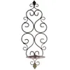 Living Room Candlestick Home Decor Candle Holder Wrought Iron el Foldable Wedding Bedroom Anti Rust Retro Hanging Wall 240301