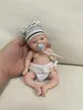 7 Boy micro preemie full body silicone smile baby doll noah lifelike mini rib torr currgrice childress antistress 240304