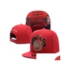 Cappellini da baseball Moda all'ingrosso Basket Snapback Baseball Snapbacks Tutte le squadre Snap Back Cappelli Donna Uomo Piatto Hip Hop Sport Copricapo Dhit7