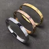 Designer catier pulseira kajia quinta geração titânio aço chave de fenda pulseira incolor pulseira de aço inoxidável casal personalidade