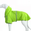 Vêtements pour chiens Gilet chaud manteau de pluie tissu pour animaux de compagnie réfléchissant grande grande veste vêtements d'hiver