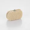 Höft axelpåsar designer handväskor diamant inlagd dubbelsidig pärla bankett tygväska klänning brud väska messenger 240311