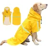 Vêtements pour chiens Gilet chaud manteau de pluie tissu pour animaux de compagnie réfléchissant grande grande veste vêtements d'hiver