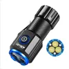 High Power, Bright Mini Flashlight, Multifunctional Outdoor Type-C Rechargeable Magnet Work Light 730368