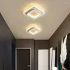 Deckenleuchten Nordic Moderne LED-Licht Korridor Lampe 3 Farbschalter Wechselnde Dekoration Acryl Runde Leuchte