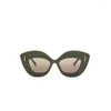 Occhiali da sole Top Brand Donna Occhiali oversize Cat Eye Big Frame Occhiali da sole Designer di alta moda Polarizzatore UV400 Gafas De Sol