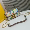 Womens luxury Shoulder Mini Bag Vintage Letter Colorful Fashion Vintage chain Bags Women Leather casual wedding party dress home handbag lady tote bags