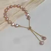 Braccialetto 1 pezzo braccialetto di perle naturali barocche sexy per donna moda signora gioielli temperamento Corea del sud