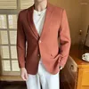 Men's Suits Leisure Suit Slim Fit Party Dress Solid Color Single West Spring And Autumn Breasted Jacket Plus Size S-5XL