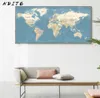 World Map Decorative Picture Canvas Vintage Poster Nordic Wall Art Print Large Size Painting Modern Study Office Room Decoration Z5872782