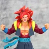 Figurines d'action GT Super Saiyan 4 Figurine d'anime Goku Vegeta Gogeta SSJ4 Figurine PVC Statue Figurines d'action Modèle Collection Jouet Cadeaux