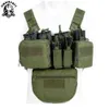 Vests CS match Wargame TCM Chest Rig Airsoft Vest Tactical Military Equipment Packaging Magazine Pouch Holster System Molle Waist Men Nylon Swat 240315