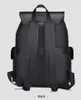 Leisure travel men's backpack office computer bag Backpack High quality black buckle large capacity business bag