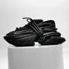 Amantes calientes Zapatos espaciales Zapatillas de deporte gruesas Zapatos espaciales de diseñador Mujeres Nueva suela gruesa Zapatos deportivos con absorción de impactos Zapatillas de deporte con cordones para aumentar la altura Hombre