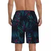 Shorts masculinos Tropical Hawaiian Board Verão Folhas Cool Fashion Y2K Engraçado Praia Homens Esportes Secagem Rápida Troncos Gráficos