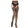 Meias masculinas Y Body Stocking Lace Soft Open Crotch Top Coxa Meias Altas Suspender Garter Belt Sobre Joelho Meia-calça Fit Abaixo de 75kg Dro Otehj