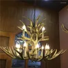 Kroonluchters SOFEINA Nordic Antler Hanglamp Amerikaanse Retro Woonkamer Eetkamer Villa Koffiewinkel Kledingwinkel Decor Kroonluchter