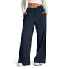 Women's Pants Loose Casual Comfortable Wide Leg Sweatpants With Elastic Drawstring Waist Pockets For Sport Lounge Wear Women