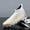 Sapatos de futebol americano homens crianças longas spikes esportes sociedade botas multicolorido treinamento jogo tênis chuteiras