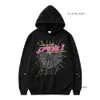 Spider Hoodie Pink Young Thug Sp5der Tracksuit 555 mężczyzn Women Web Jacket Bluza 555 Bluzy 403