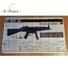 Accessoires Heckler Koch HK MP5 A2 Drapeau du pistolet 3ft * 5ft (90 * 150cm) Taille Décorations de Noël pour la maison Banner Indoor Outdoor Decor M212