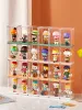 Bins Bins Dust Acrylic Doll Toys Organizador de almacenamiento Box Mystery Box Pantall Stand Popmart Storage Box Box Box Showcase