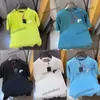 Xinxinbuy Mannen Designer Tee T-shirt 2024 Italië Pin Brief Borduren Gebreide Korte Mouw Katoen Vrouwen Grijs Zwart Wit Groen rood S-2XL