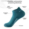 Herrstrumpor 5pairs Organiska bomullsmän Ankle Breattable Mesh Sports Sock Casual Athletic Thin Short Sokken Plus Size EU40- SUMMER NEWC24315