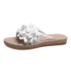 Sandals Summer Fashion Women Flower Flat Flip Flops Ladies Slippers Boho Style Open Toe Shoes Casual Non Slip Slides